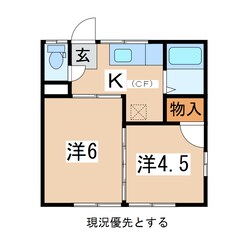 米沢駅 車移動6分  3.7km 2階の物件間取画像